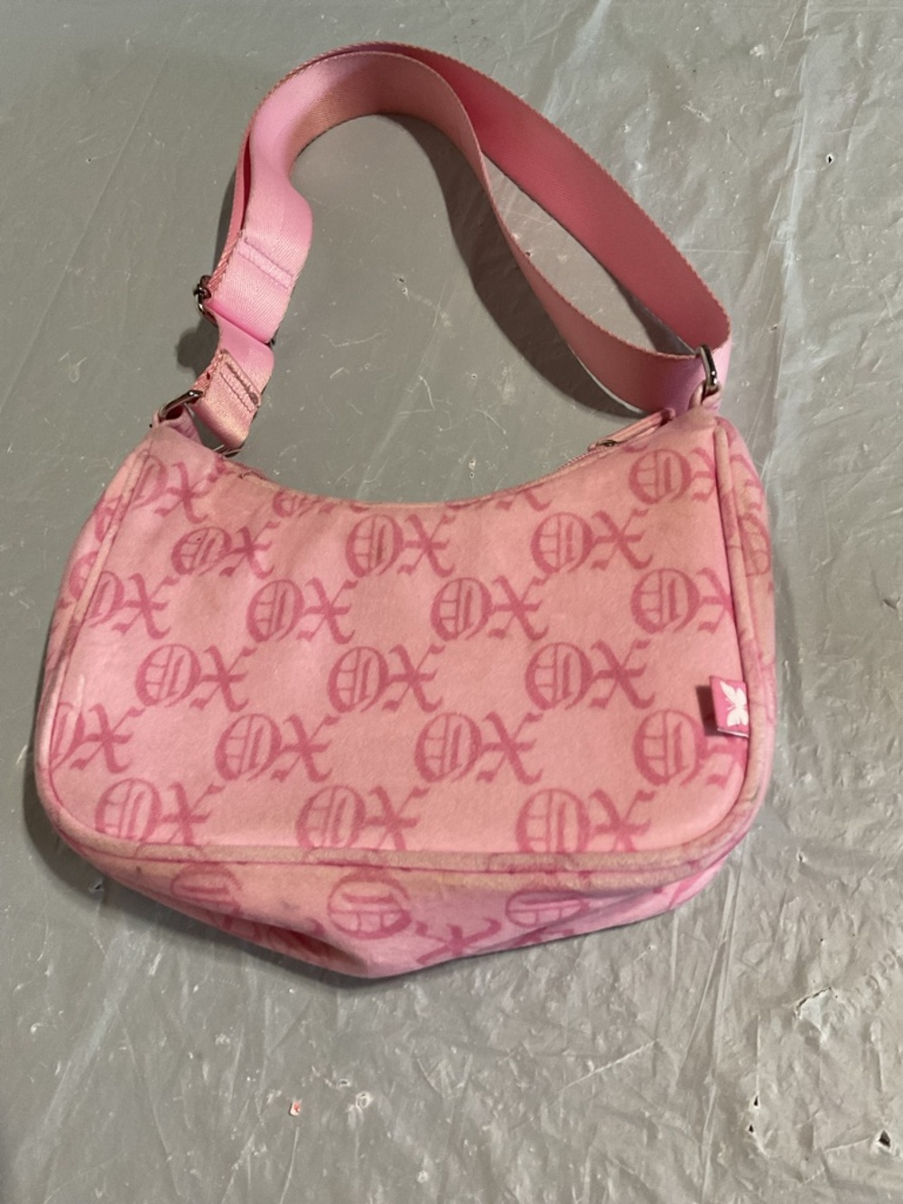 Pink Logo-Print Shoulder Bag - Picture 2 of 6